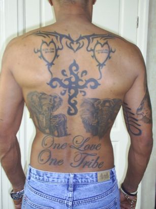 Back Elephant Tattoos
